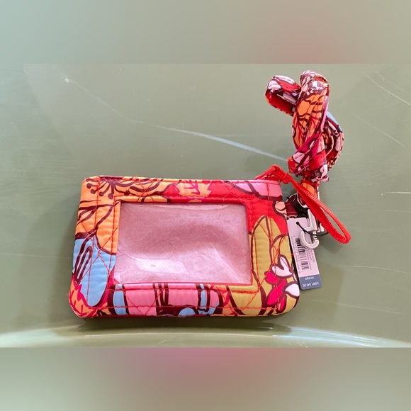 Vera Bradley Zip ID Lanyard. Ultralight. “Midday Garden” Colorful  NWT - Picture 2 of 4